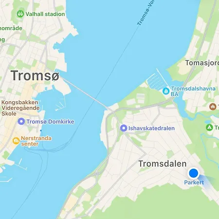 And Cozy For 2 People In The Heart Of شقة Tromsdalen